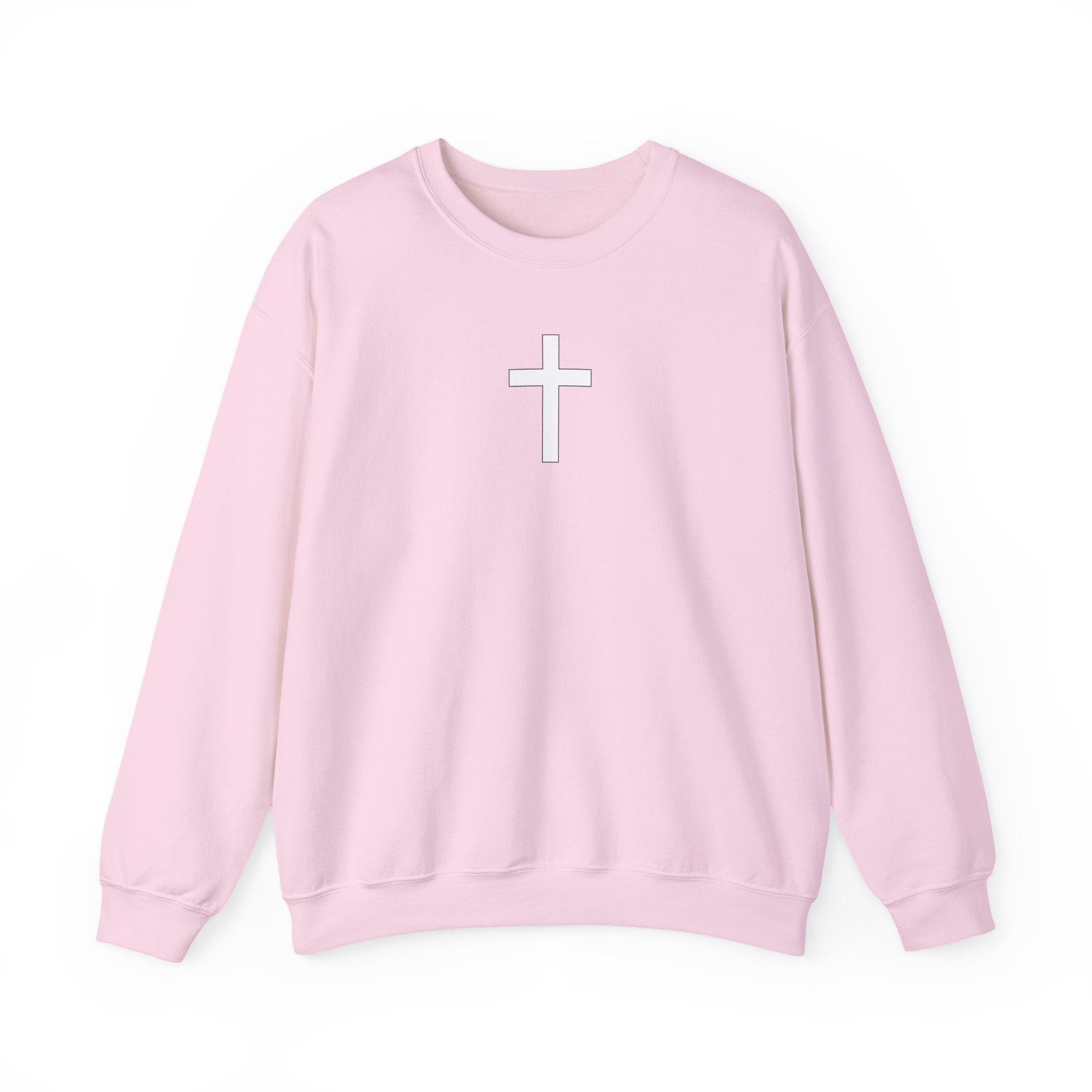 He loves us Patchwork Template Crewneck Sweatshirt