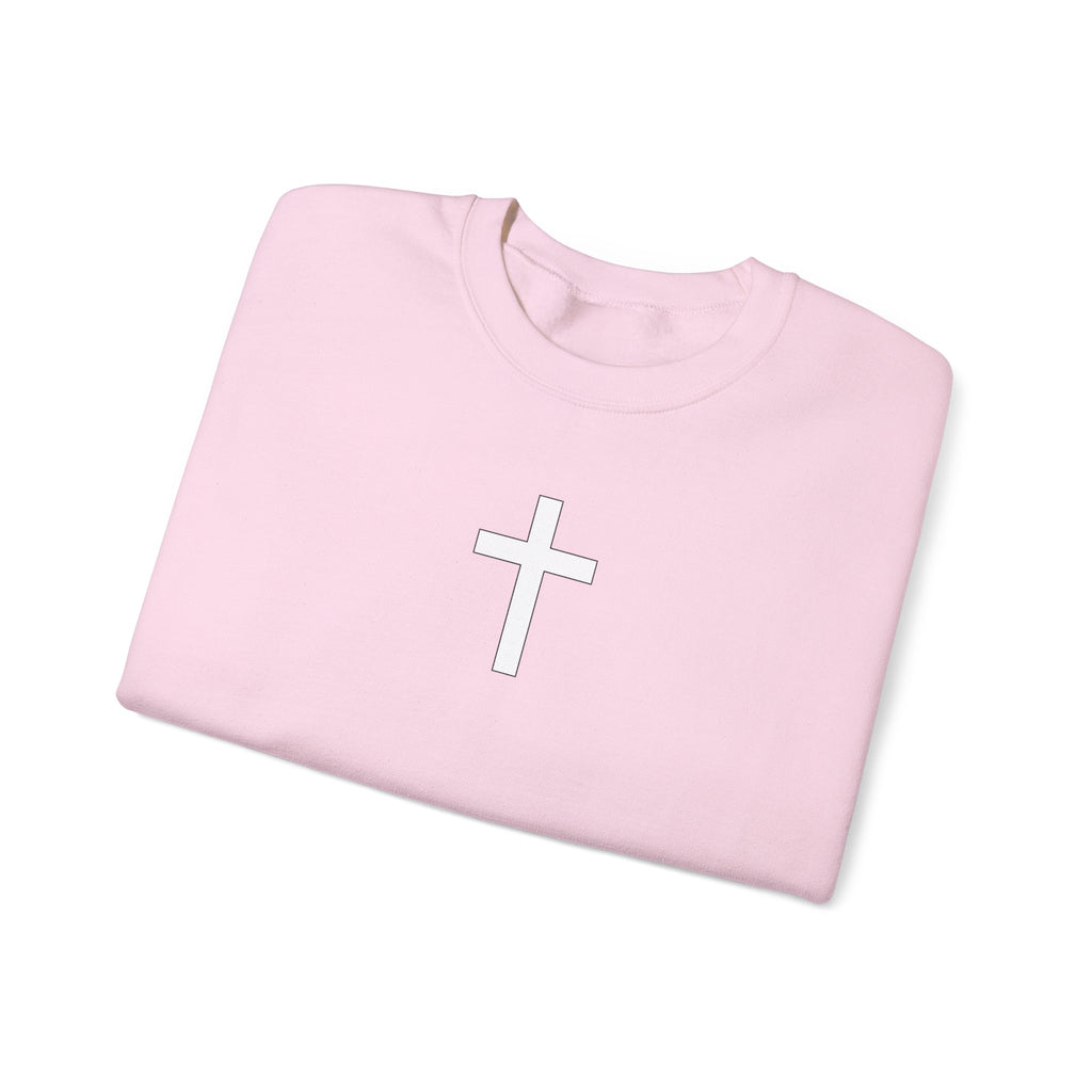 He loves us Patchwork Template Crewneck Sweatshirt